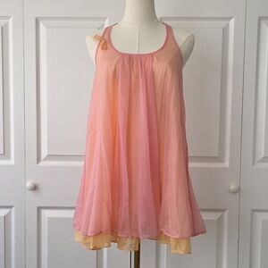Betsey Johnson Pink & Orange Babydoll